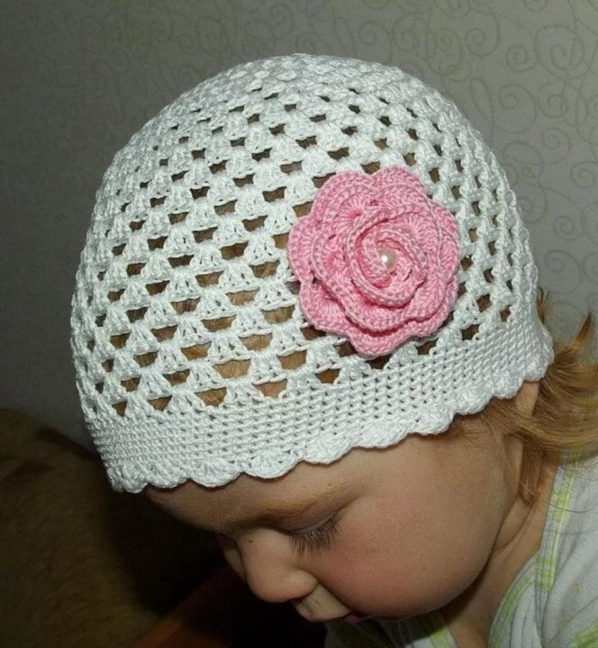 Летние шапочки вязаные для девочек: Летние шапочки для девочек спицами ...