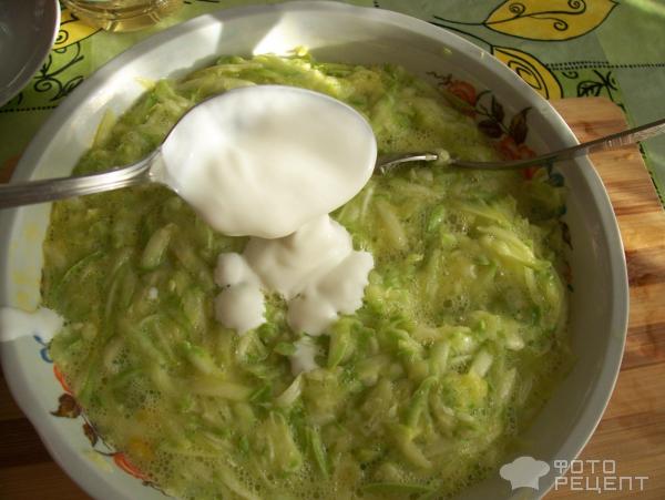 омлет из кабачков