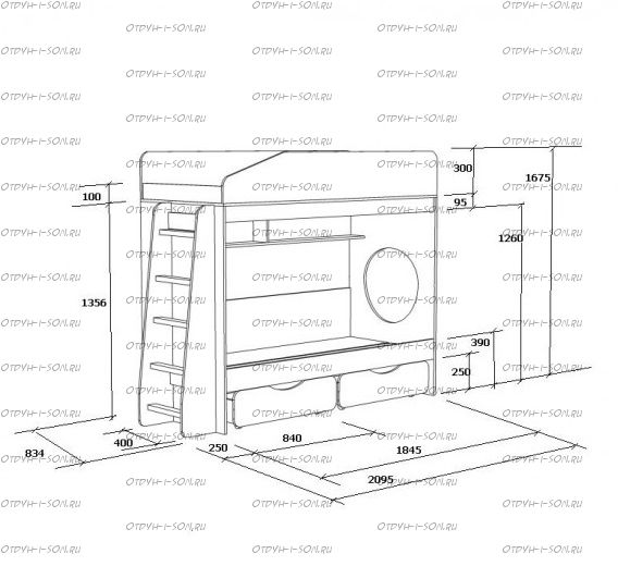 Двухъярусная кровать из лдсп своими руками чертежи и размеры