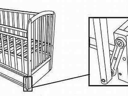 Как собрать детскую кроватку старого образца деревянную
