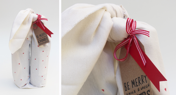How to wrap bottles 8