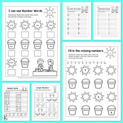 counting-worksheets-preschool-kindergarten-summer-learning