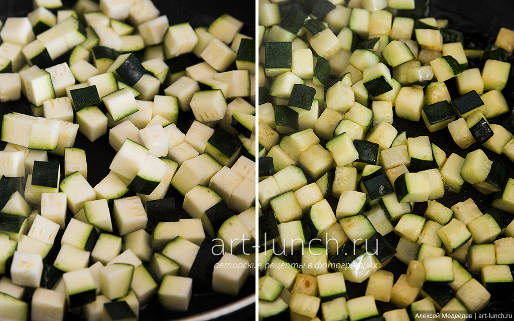 Омлет с кабачками