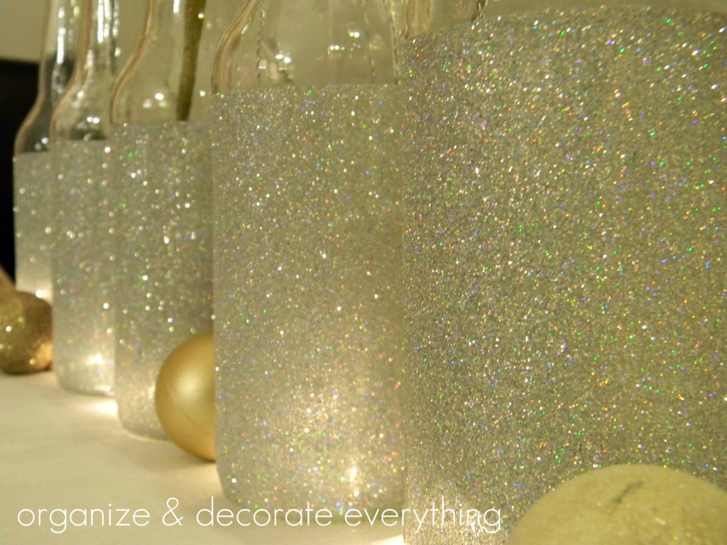 DIY Glittered IZZE Bottles – Perfect for Vases and Other Decorations