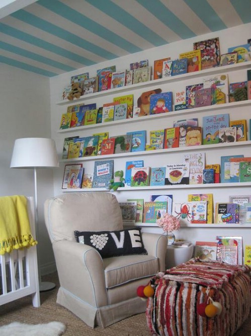 Nursery Room Bookshelves