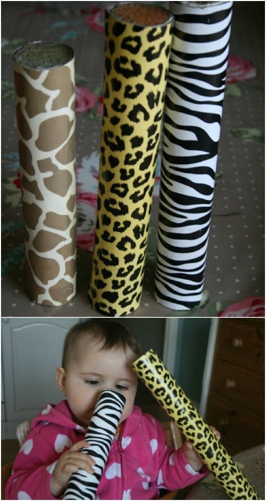 DIY Baby Sized Rain Sticks