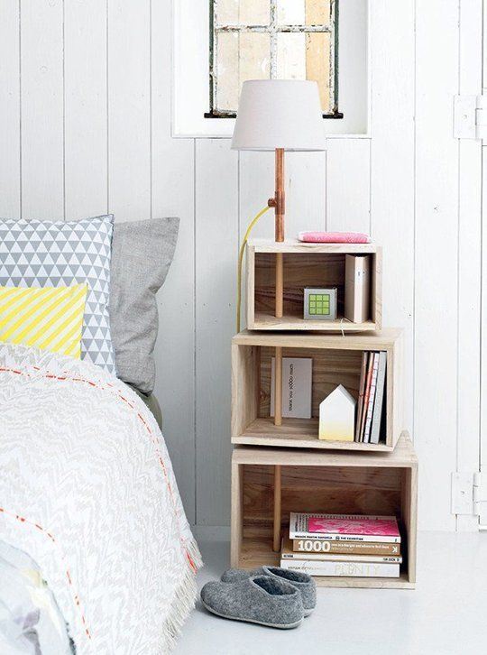 Diy three level floor lamp table