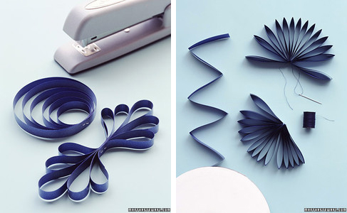 Looped paper bows