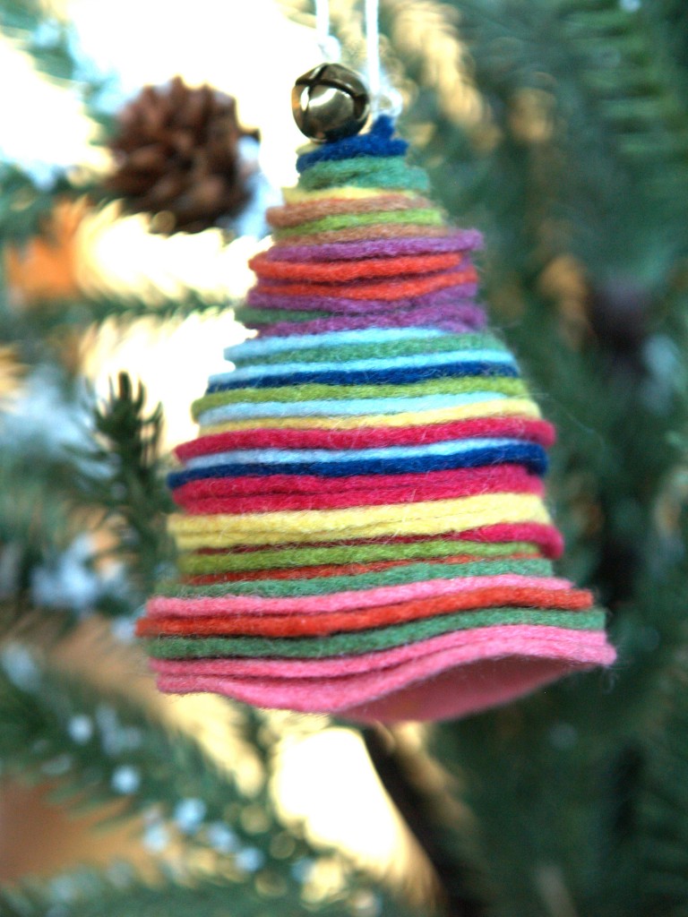 Cute Christmas Tree ornaments from Felt