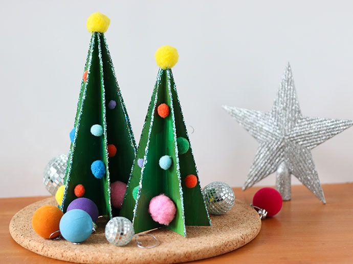 Recycle craft cereal box for Christmas