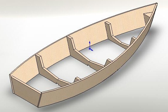 Лодка своими руками из дерева чертежи