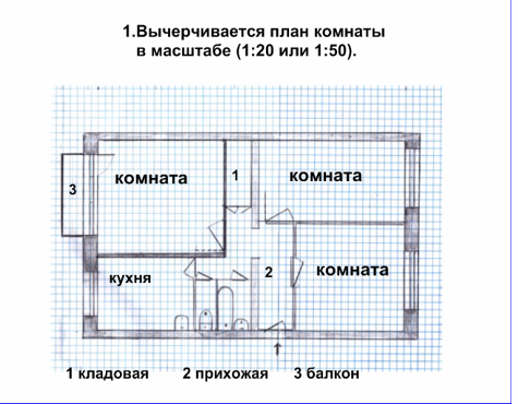 План дома по изо