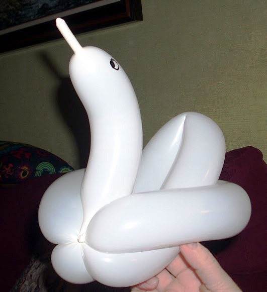 лебедь из шара