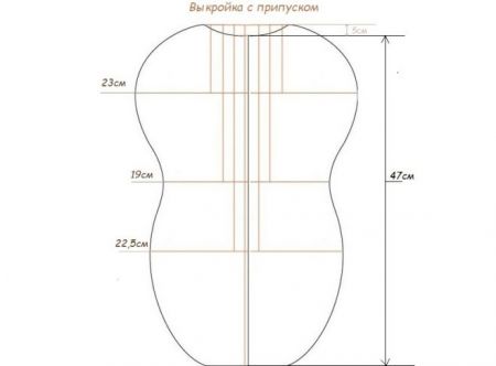 Выкройка пеленки на застежки