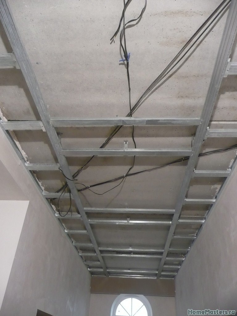 Как сделать гипсокартонный потолок: Как сделать потолок из гипсокартона .
