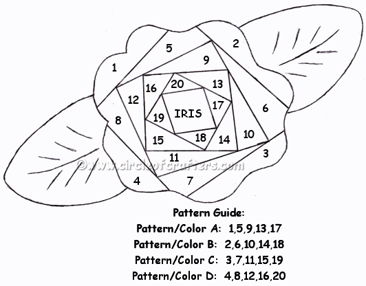 Схемы айрис фолдинг цветы схемы