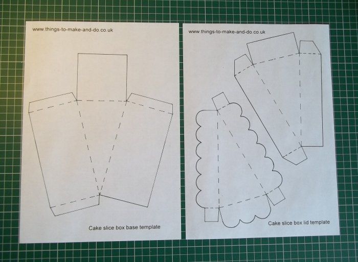 Торт из бумаги шаблон с размерами для распечатки на 12 кусков