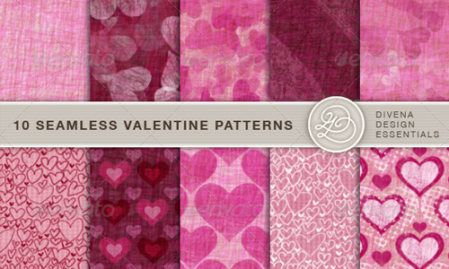 10 Seamless Valentine Pattern