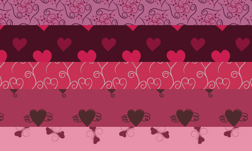 10 Valentines Day Heart Pattern