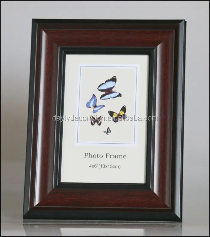 cheap plywood style picture frame vintage retro photo frame plywood
