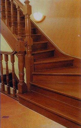 Лестница в дом своими руками с забежными ступенями