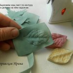 Ободок с розами из фоамирана