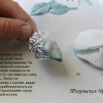 Ободок с розами из фоамирана