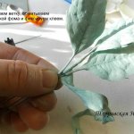 Ободок с розами из фоамирана