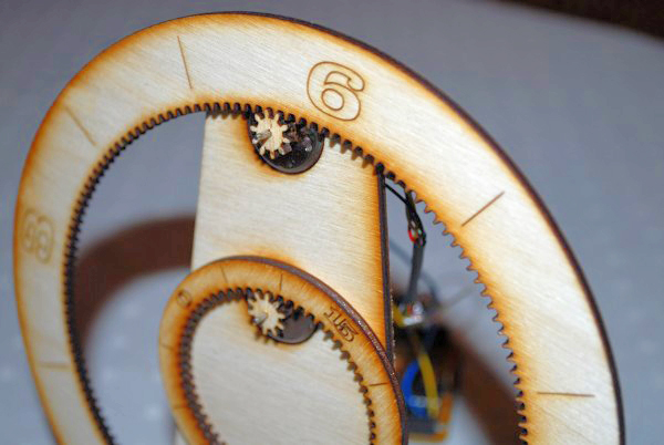 Make A Clock - Arduino Gear Clock