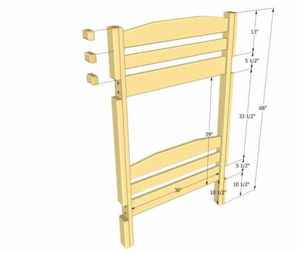 Кровать для подростка своими руками чертежи и размеры
