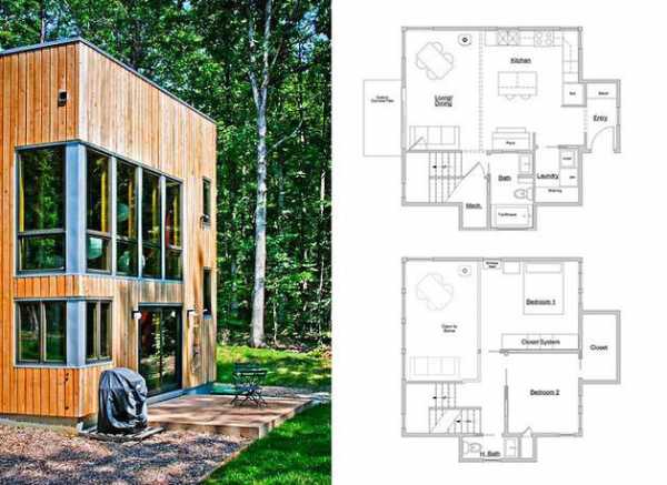 Проекты небольших домов для постоянного проживания