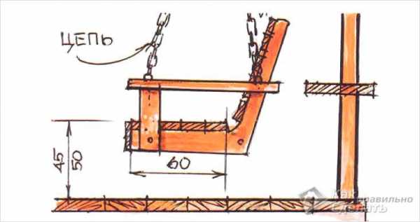 Раскладные качели своими руками из металла чертежи
