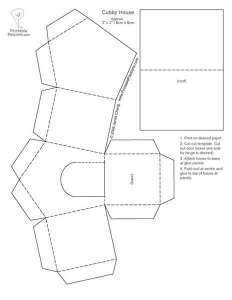 Схемы домов из бумаги своими руками схемы для распечатки