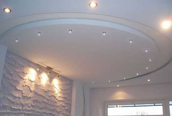 картинка фигурный потолок из гипсокартона