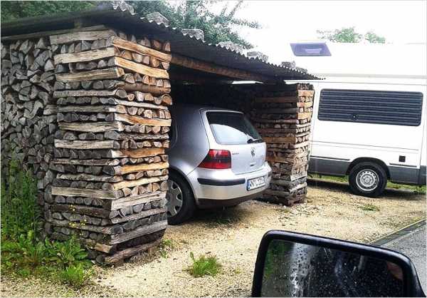 Легкий гараж для автомобиля