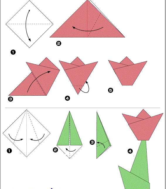 Оригами для детей 5 6 лет схемы пошаговые