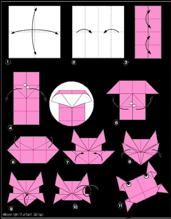 Оригами для детей 5 6 лет схемы пошаговые