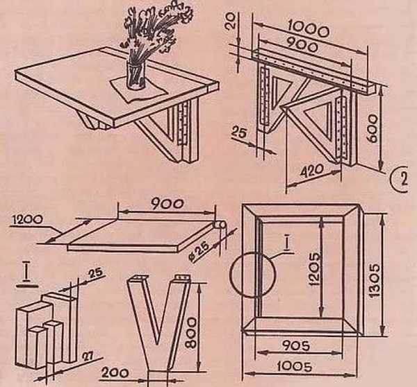 Полка стол трансформер на стену своими руками чертежи
