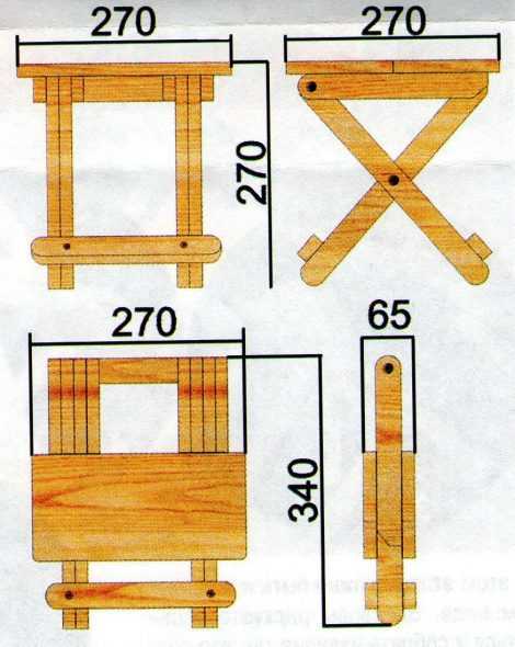 Изготовление стульев из дерева своими руками чертежи