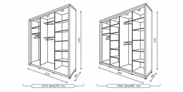 Чертежи для шкафа купе своими руками