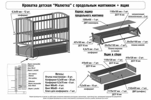 Детали для кровати маятника