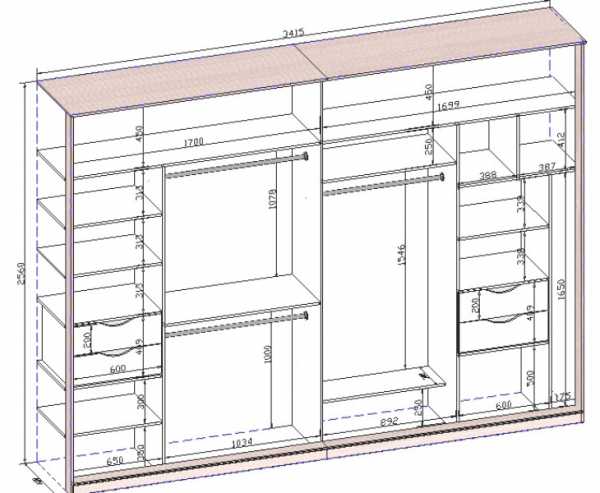 Шкафы купе сделать своими руками схемы образцы