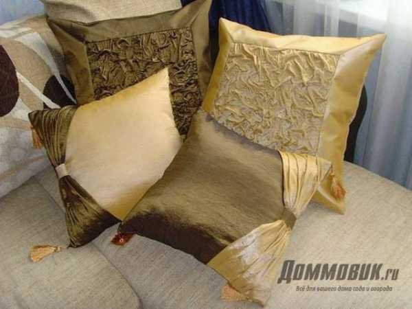 Красивые подушки своими руками фото на диван