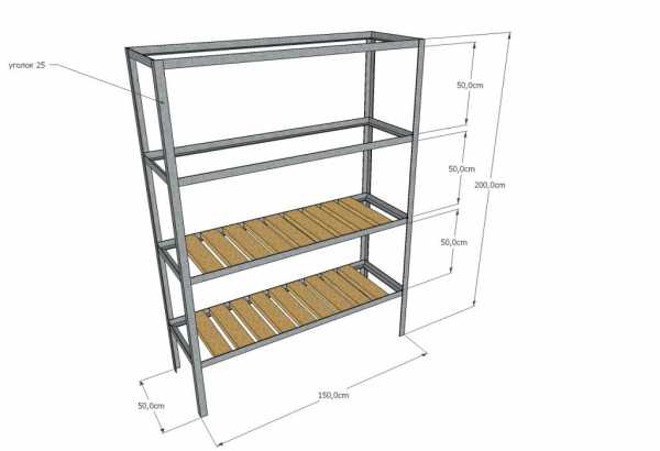 Стеллаж под инструмент своими руками
