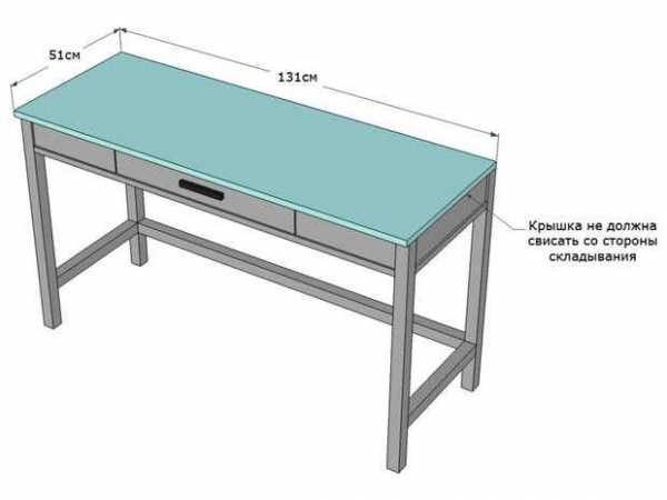 Раскладной стол на кухню своими руками чертежи и схемы