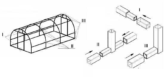 Размеры теплиц из поликарбоната чертежи