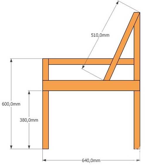 Лавочка со спинкой из дерева своими руками чертежи фото размеры