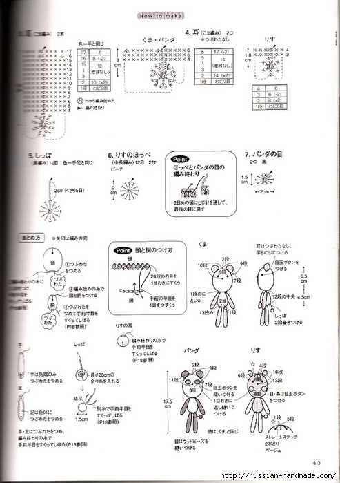 Амигуруми японские схемы