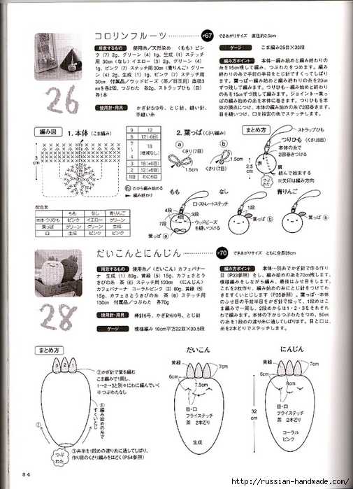 Амигуруми японские схемы